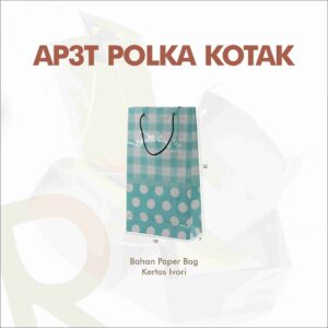 AP3T POLKA KOTAK HIJAU